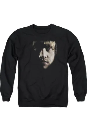 Harry Potter Ron Poster Head Adult Crewneck Sweatshirt