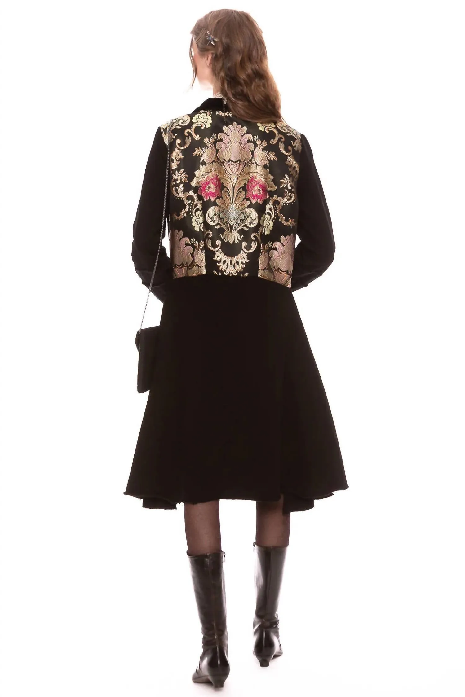 Heart Of Autumn Coat In Black