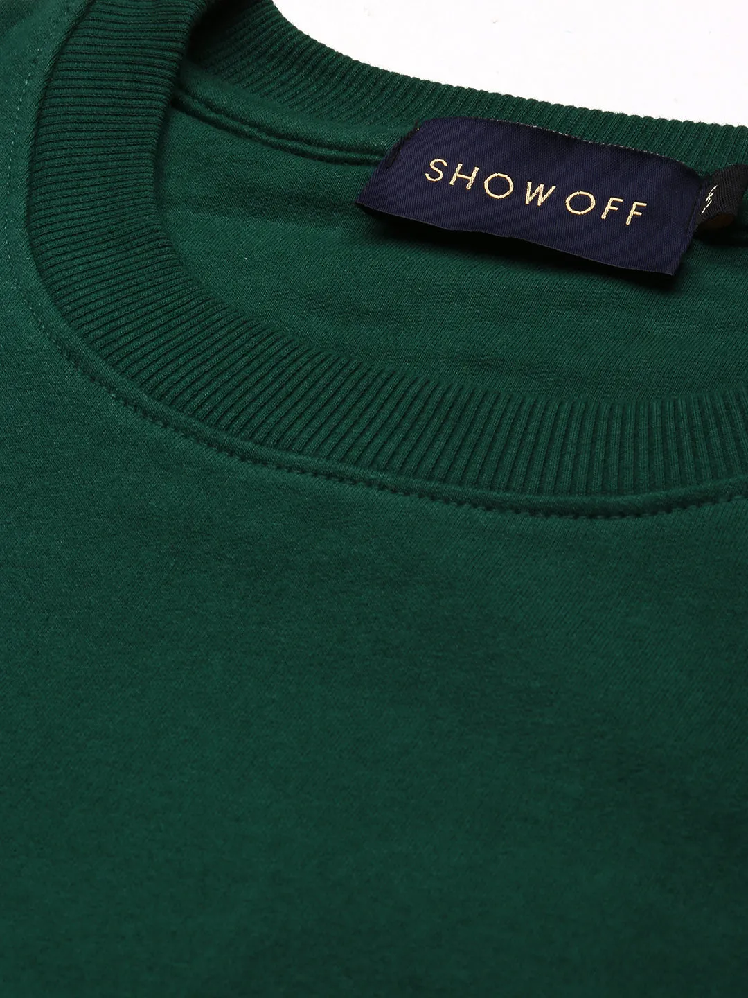 Men Green Round Neck T-Shirt & Shorts